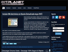 Tablet Screenshot of bitplanet.es